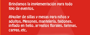 Ferias, juegos y concursos. Decoracion, shows y refrigerios.